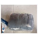 Box Spring Cover King Size, Alternates for Bed Skirt, Smooth and Elastic Woven Material Wrap Around 4 Sides of The Box Spring, Wrinkle & Fading Resistant, Washable, Dustproof, Grey - Retail: $18