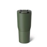 BruMate Nav 25oz 100% Leak Proof Insulated Travel Tumbler with Magnetic BevLock Lid - Double Wall Cup-Holder Friendly Stainless Steel Mug (OD Green) - Retail: $35