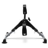 Folding mini Exercise Bike Portable Pedal Exerciser Desk Bike with LCD Displays for Arms and Legs Low Impact Exercise (GRAY) - Retail: $30
