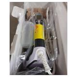 BEAUTURAL 1800-Watt Steam Iron with Digital LCD Screen, Double-Layer and Ceramic Coated Soleplate, 3-Way Auto-Off, 9 Preset Temperature and Steam Settings for Variable Fabric Gray - Retail: $40