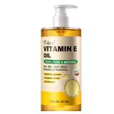 FACTORY SEALED - Yoken Vitamin E Oil 8 Oz Organic Vitamin E oil for Skin Vitamine oils for Face Perfect Bath and Body Oil Cold Pressed Hexane Free Non-GMO Gluten Free Formula