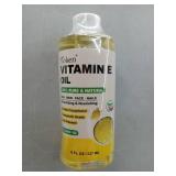 FACTORY SEALED - Yoken Vitamin E Oil 8 Oz Organic Vitamin E oil for Skin Vitamine oils for Face Perfect Bath and Body Oil Cold Pressed Hexane Free Non-GMO Gluten Free Formula