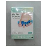 FACTORY SEALED - Welnove Gel Toe Separators for Correct Bunion Toe Spacers for Feet Men - Hammertoe Straighteners for Women, Yoga Practice, Foot Alignment FSA or HSA Eligible (2 Count)