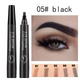 APPEARS NEW - Professional Eyebrow Pencil, Waterproof, Easy and Easy to Shape Eyebrows, Long Lasting, Eyebrow Pencil (black suit)