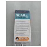 APPEARS NEW - NUVADERMIS Silicone Scar Sheets â Extra Long Medical-Grade Scar Sheets for C-Section, Tummy Tuck, Keloid, and Surgical Scars â Reusable and Effective â Pack of 4 â Me