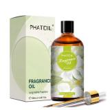 APPEARS NEW - PHATOIL 3.38FL.OZ Fragrance Oils for Diffuser, Perfect for Aromatherapy, Humidifiers, Yoga, DIY Candle and Soap Making Scents (White Musk)