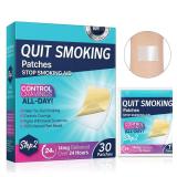 FACTORY SEALED - Step 2 Quit Smoking Patches, 14mg Stop Smoking Aids Patches, 30 Count Quit Smoking Stickers That Work with 2 Weeks, Helping Quit Patch, Easy & Effective Anti-Stickers
