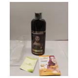 FACTORY SEALED - Herbishh 3-In-1 Magic Hair Dye Shampoo for Gray Hair - Light Brown, 500 Ml, Ammonia-Free, Long Lasting, Colors Hair in Minutes,Unisex (Expiration: 8-29-2026)