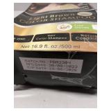 FACTORY SEALED - Herbishh 3-In-1 Magic Hair Dye Shampoo for Gray Hair - Light Brown, 500 Ml, Ammonia-Free, Long Lasting, Colors Hair in Minutes,Unisex (Expiration: 8-29-2026)