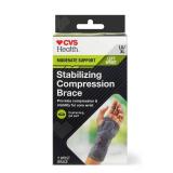 CVS Health Stabilizing Compression Left Wrist Brace, L/XL