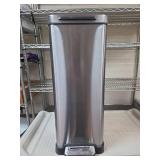 Home Zone Kitchen 40L Step Trash Can