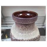 Ceramic Floor Vase with Spiral Design