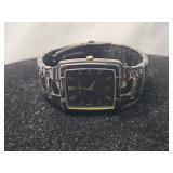Seiko Rectangle Watch with Black Dial