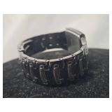 Seiko Rectangle Watch with Black Dial