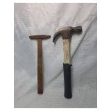Old Hand Tools - Claw and Cross Pein Hammers