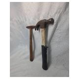 Old Hand Tools - Claw and Cross Pein Hammers