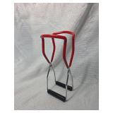 Red Handle Canning Jar Lifter Tongs