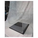 Acrylic Display Case with Black Base 10x10x10