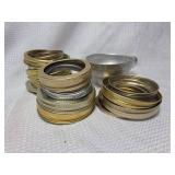 Mixed Lot Mason Jar Lids and Glass Cup