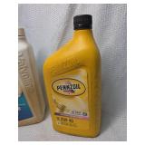 Valvoline & Pennzoil 10W-40 Motor Oil Bottles