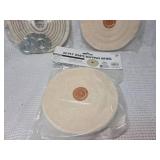 6-inch White Buffing Wheel Sets