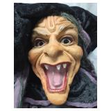 Massive Flying Witch Halloween Decoration