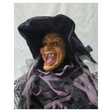 Massive Flying Witch Halloween Decoration