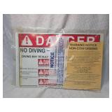 Swimming Pool No Diving Warning Sign