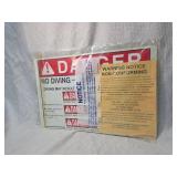 Swimming Pool No Diving Warning Sign