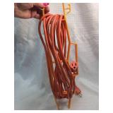 Orange Heavy Duty Extension Cord with Cord Keeper