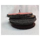 Industrial Buffing Wheel Set with Pink Backing