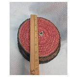 Industrial Buffing Wheel Set with Pink Backing