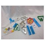 Vintage Cookie Cutters and Cake Decorating items
