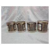 1920s Silent Film Star Drinking Glass Set