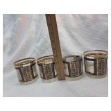 1920s Silent Film Star Drinking Glass Set