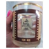 1920s Silent Film Star Drinking Glass Set