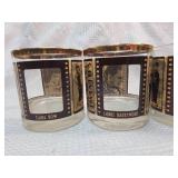 1920s Silent Film Star Drinking Glass Set