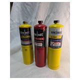 Bernzomatic MAP/Pro and Oxygen Torch Fuel Bottles