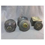 Decorative Metal Music Boxes with Painted Scenes