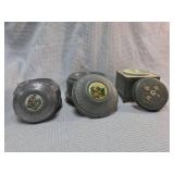 Decorative Metal Music Boxes with Painted Scenes