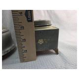 Decorative Metal Music Boxes with Painted Scenes