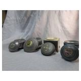 Decorative Metal Music Boxes with Painted Scenes