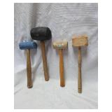 Collection of Wooden Handle Mallets