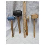 Collection of Wooden Handle Mallets