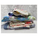 Mixed Pattern Vintage Fabric and Tableclothes