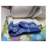 Mixed Pattern Vintage Fabric and Tableclothes