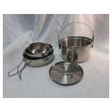 Coleman Peak 1 Stainless Steel Camping Cookware Set