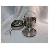 Coleman Peak 1 Stainless Steel Camping Cookware Set