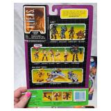 Vintage Action Figure cardboard back packaging. Lot of 7.