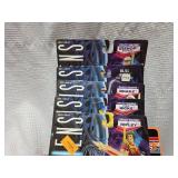 Vintage Action Figure cardboard back packaging. Lot of 7.